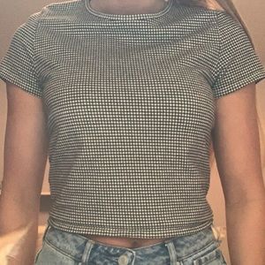 American Eagle Plaid Tee